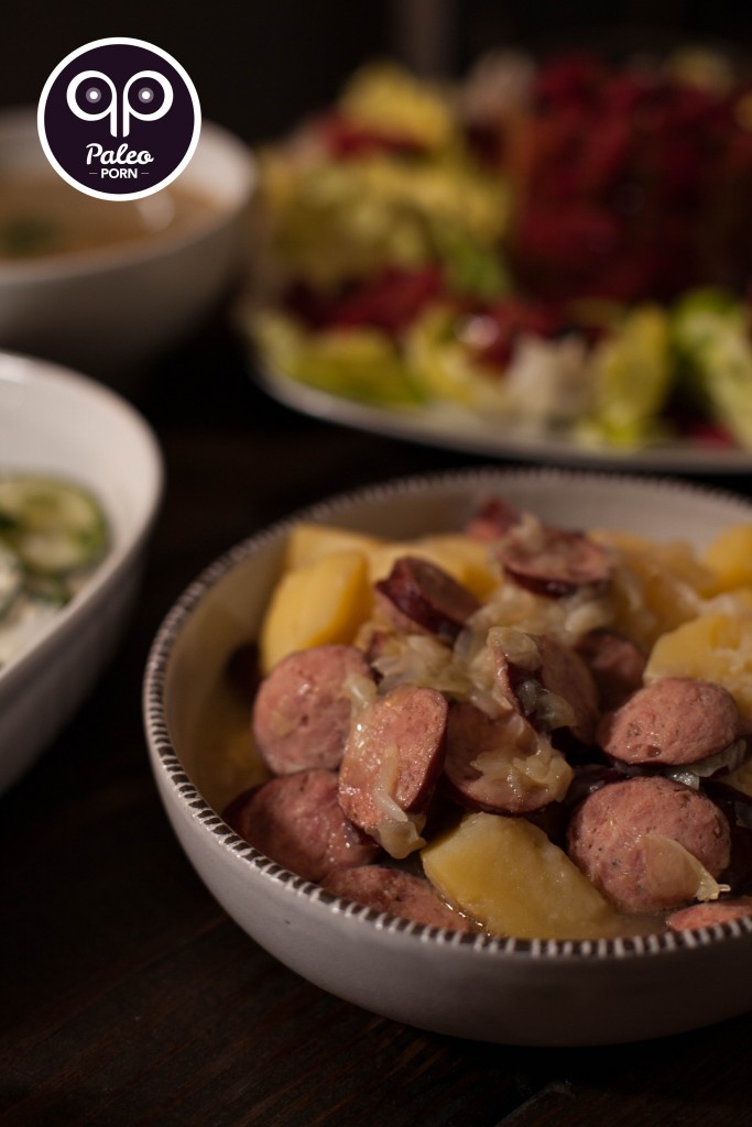 Polish Sausage and Cabbage Stew (Kiełbasa z Kapustą)